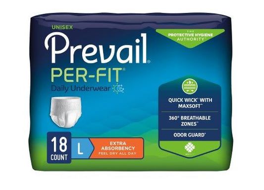 Underwear, Prevail, Per-Fit, Large, 18/pk, 4 pk/cs (PF-513)