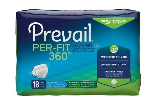 Brief, Prevail, Per-Fit 360, Large, 18/pk, 4 pk/cs (PFNG-013)