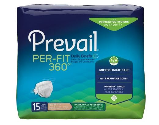 Brief, Prevail, Per-Fit 360, X-Large, 15/pk, 4 pk/cs (PFNG-014)