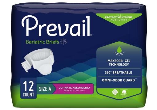 Brief, Prevail, Bariatric, XX-Large, 12/pk, 4pk/cs (PV-017)