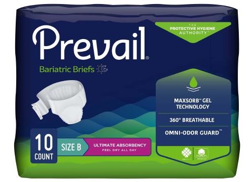 Brief, Prevail, Bariatric, XXX-Large, 12/pk, 4pk/cs (PV-094)