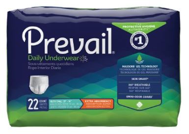 Underwear, Prevail Daily Pull On Small Disposable Moderate Absorbency (PV-511)