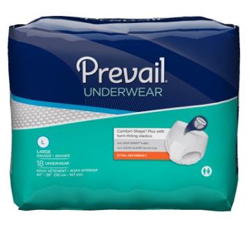 Prevail Daily Underwear Pull On Large Disposable Moderate Absorbency ...